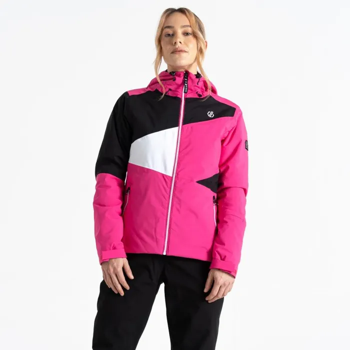 Dare 2b Ice Ski Jacket Pure Pink Black Women Waterproof Jackets