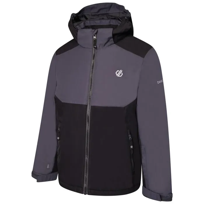 Dare 2b Impose III Ski Jacket Ebony Grey Black Kids Insulated Jackets