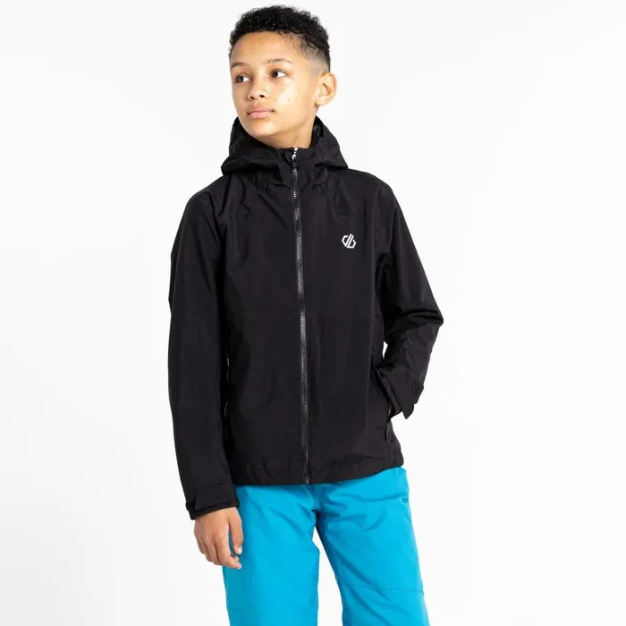 Dare 2b In The Lead III Recycled Waterproof Jacket Black Kids Waterproof Jackets