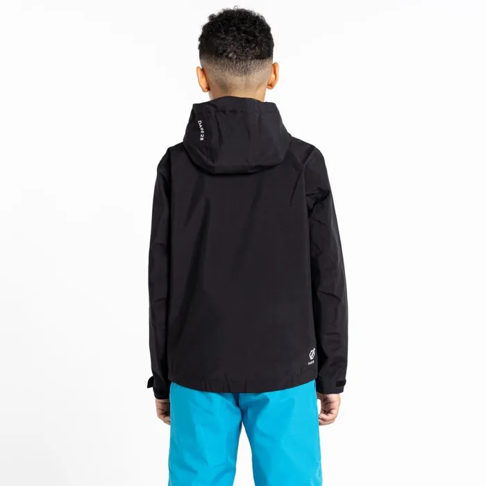Dare 2b In The Lead III Recycled Waterproof Jacket Black Kids Waterproof Jackets