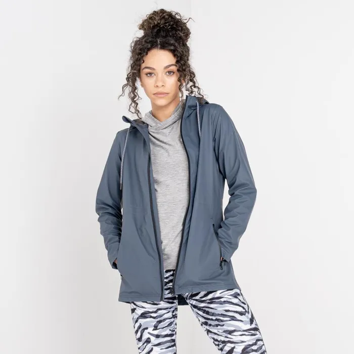 Dare 2b Lambent Waterproof Jacket Ebony Grey Women Waterproof Jackets