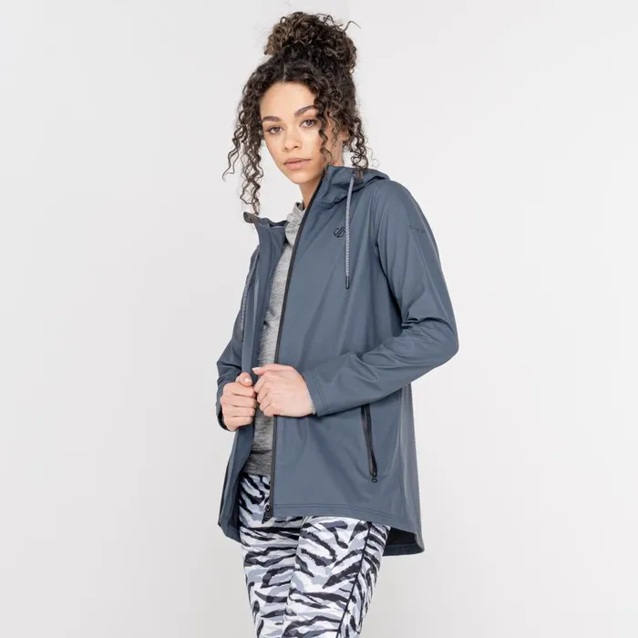 Dare 2b Lambent Waterproof Jacket Ebony Grey Women Waterproof Jackets