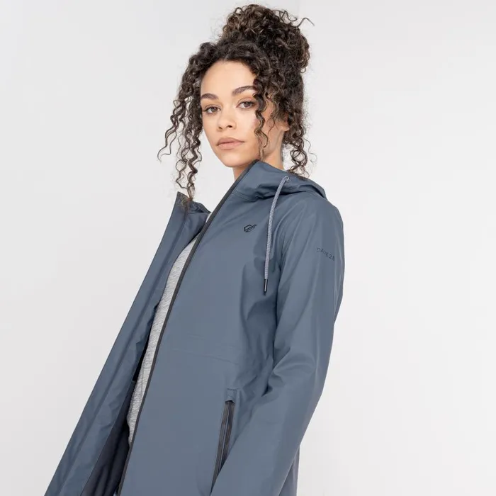 Dare 2b Lambent Waterproof Jacket Ebony Grey Women Waterproof Jackets