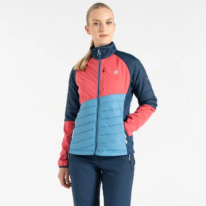 Dare 2b Lexan Hybrid Jacket Niagara Blue Pink Women Lightweight Jackets