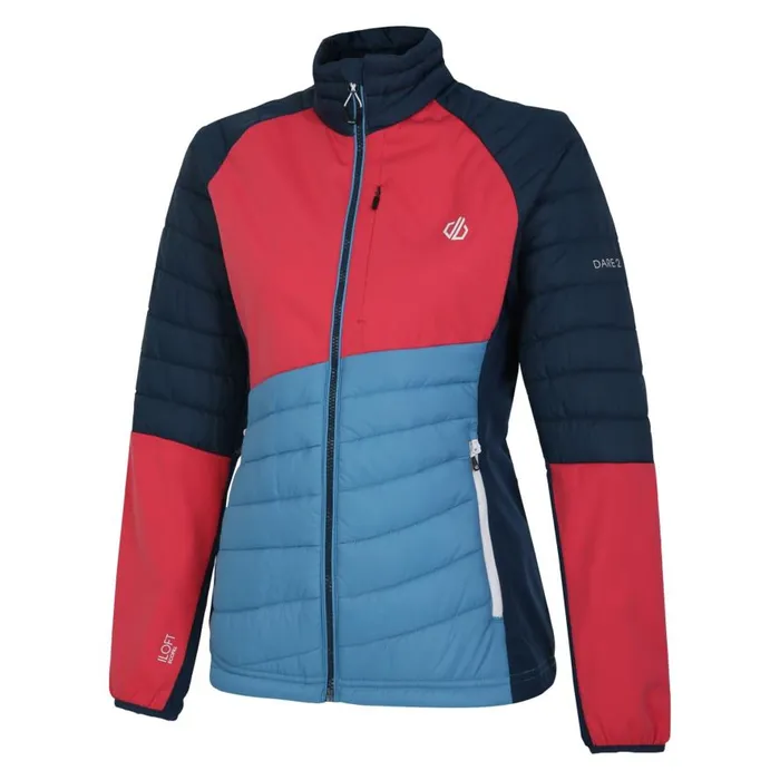 Dare 2b Lexan Hybrid Jacket Niagara Blue Pink Women Lightweight Jackets