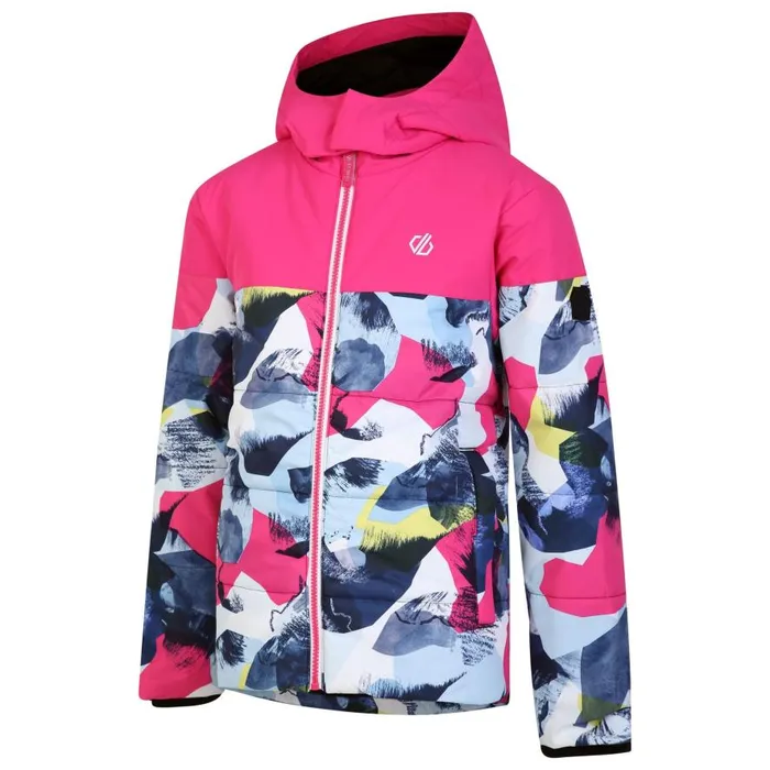 Dare 2b Liftie Ski Jacket Pure Pink Blue Kids Ski Jackets