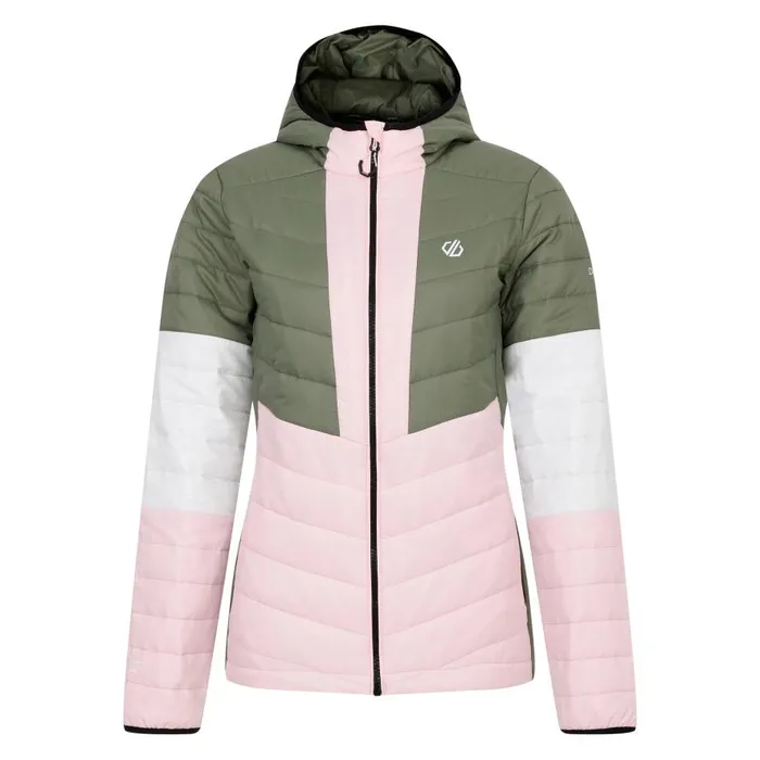 Dare 2b Lively Padded Jacket Olivine Green Rose Women Insulated Jackets