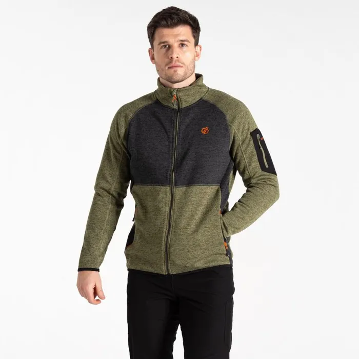 Dare 2b Mountain Series Thermal Fleece Olivine Green Black Men Fleece