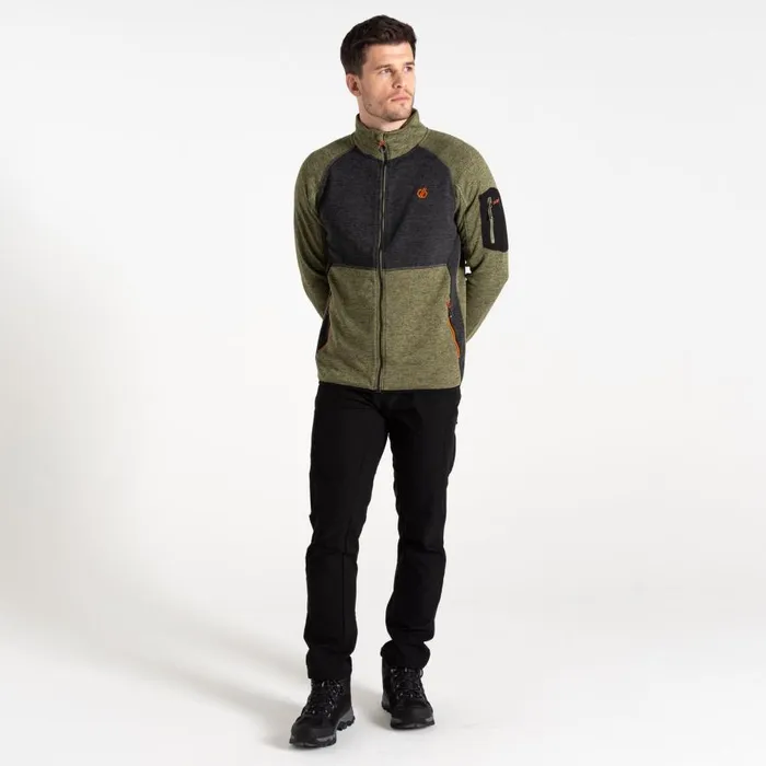 Dare 2b Mountain Series Thermal Fleece Olivine Green Black Men Fleece