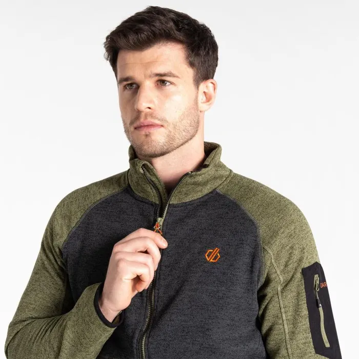 Dare 2b Mountain Series Thermal Fleece Olivine Green Black Men Fleece