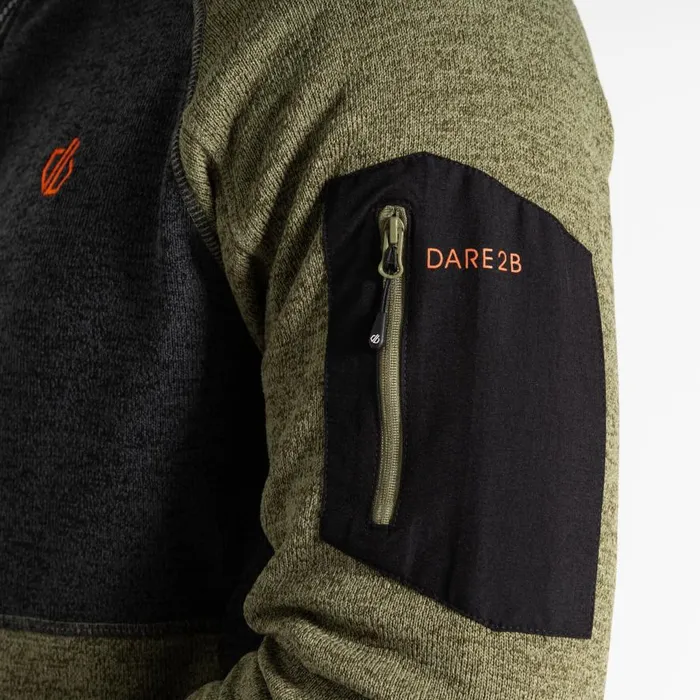 Dare 2b Mountain Series Thermal Fleece Olivine Green Black Men Fleece