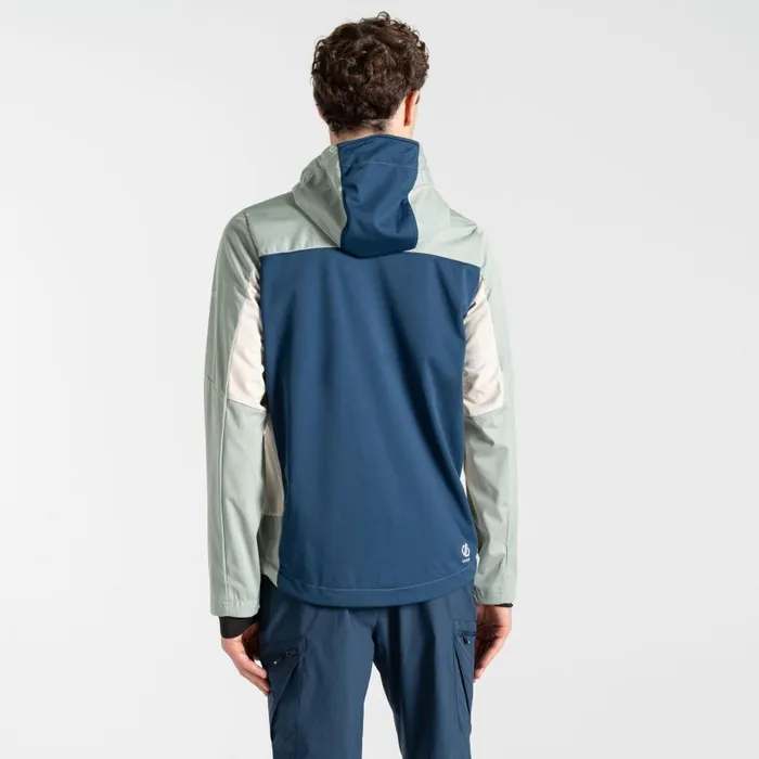Dare 2b Mountaineer Softshell Jacket Moonlight Denim Green Men Softshell Jackets