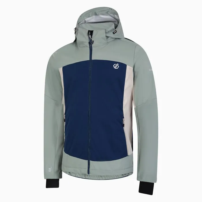 Dare 2b Mountaineer Softshell Jacket Moonlight Denim Green Men Softshell Jackets