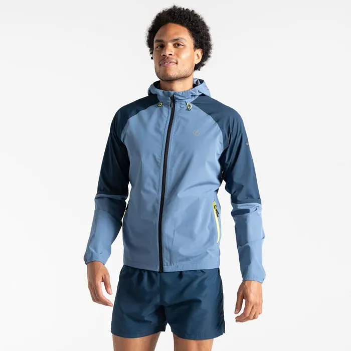 Dare 2b Movement Waterproof Jacket Coronet Blue Moonlight Denim Men Waterproof Jackets