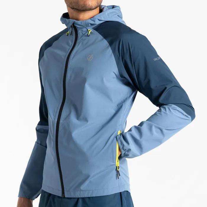 Dare 2b Movement Waterproof Jacket Coronet Blue Moonlight Denim Men Waterproof Jackets