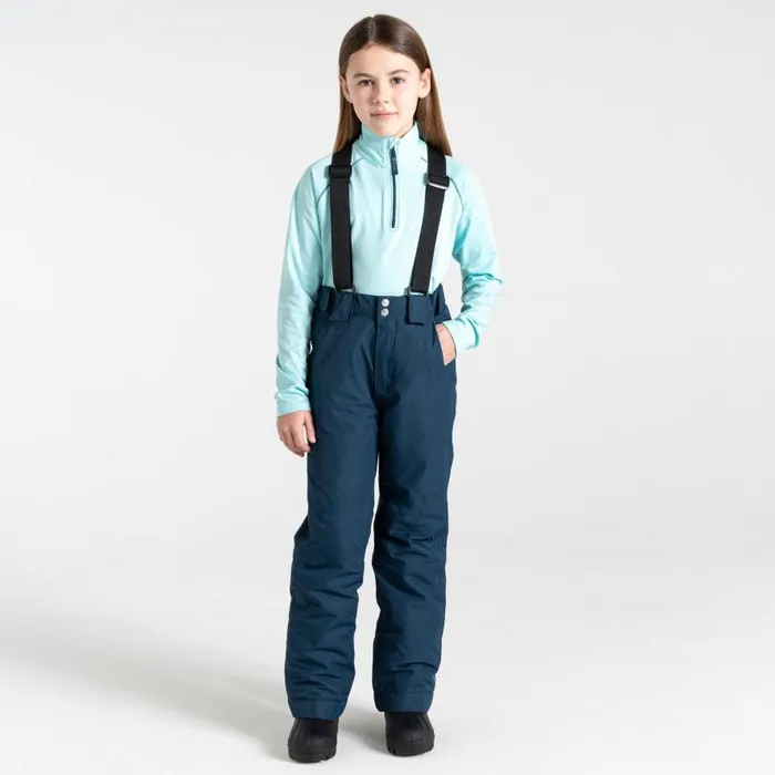 Dare 2b Outmove II Recycled Ski Pants Moonlight Denim Kids Ski Trousers and Salopettes