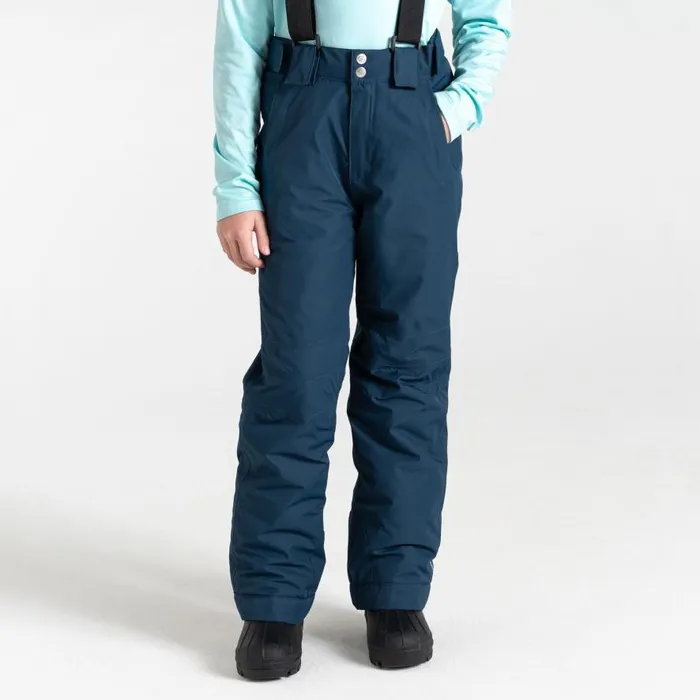 Dare 2b Outmove II Recycled Ski Pants Moonlight Denim Kids Ski Trousers and Salopettes