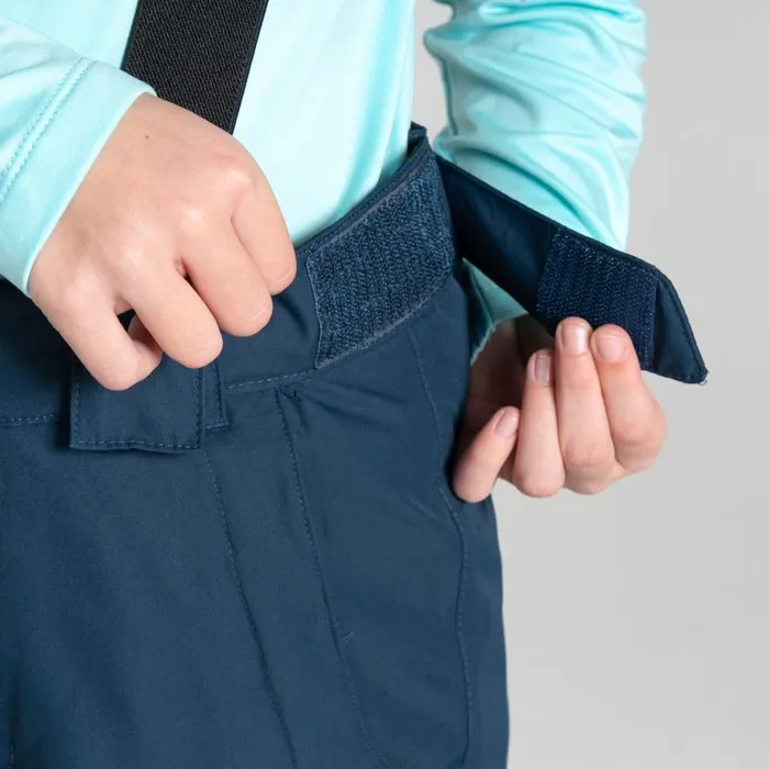Dare 2b Outmove II Recycled Ski Pants Moonlight Denim Kids Ski Trousers and Salopettes