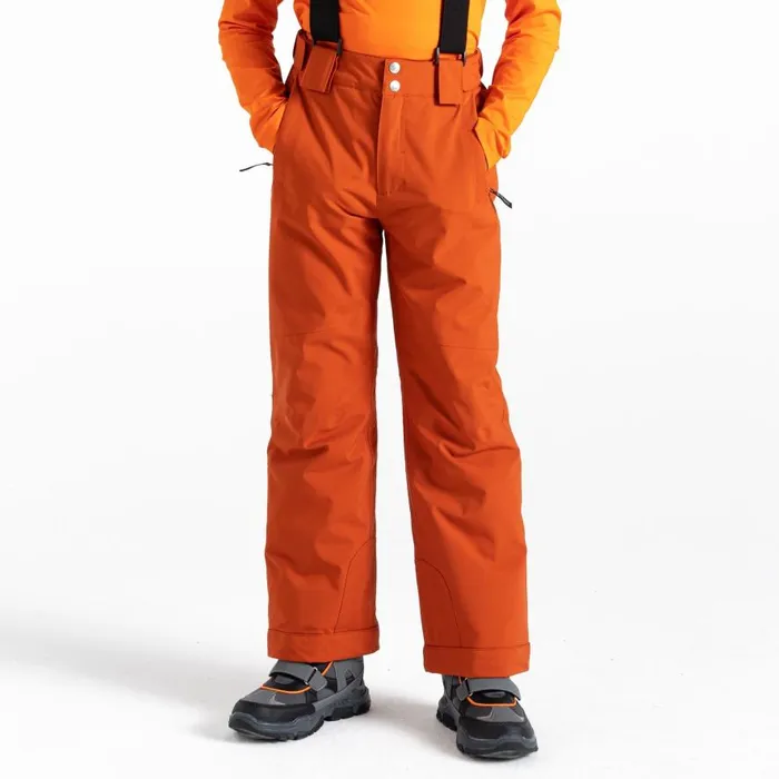 Dare 2b Outmove II Recycled Ski Pants Rooibos Tea Brown Kids Ski Trousers and Salopettes