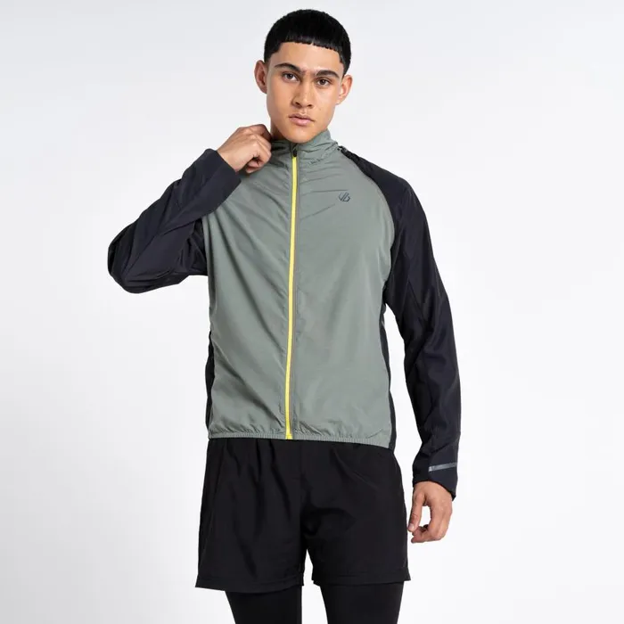 Dare 2b Oxidate Lightweight Windshell Jacket Agave Green Black Men Lightweight Jackets