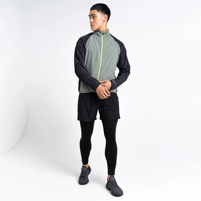 Dare 2b Oxidate Lightweight Windshell Jacket Agave Green Black Men Lightweight Jackets