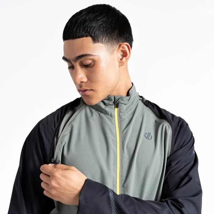Dare 2b Oxidate Lightweight Windshell Jacket Agave Green Black Men Lightweight Jackets