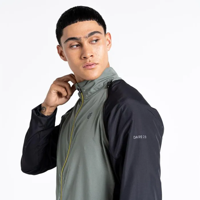 Dare 2b Oxidate Lightweight Windshell Jacket Agave Green Black Men Lightweight Jackets