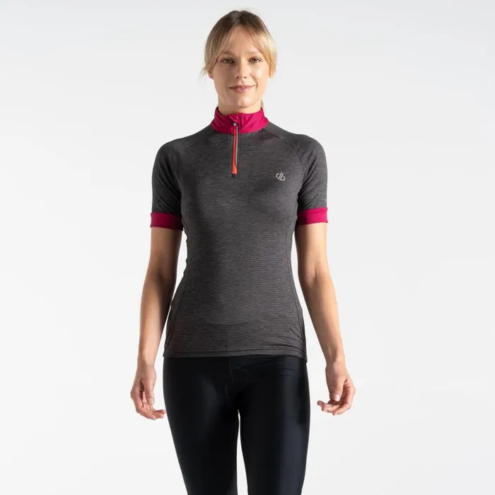 Dare 2b Pedal Through It II Jersey Black Marl Women Cycling Jerseys
