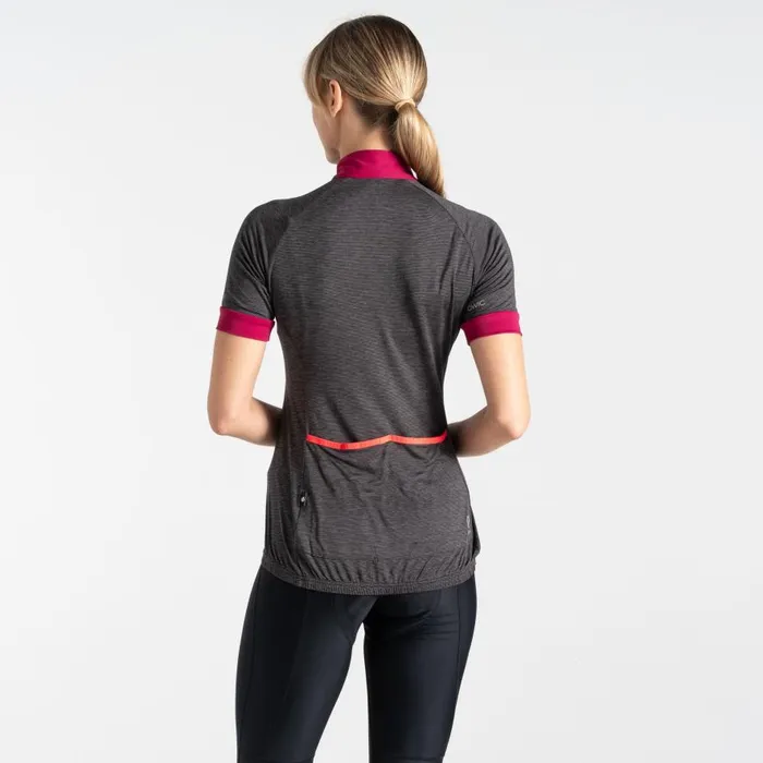 Dare 2b Pedal Through It II Jersey Black Marl Women Cycling Jerseys