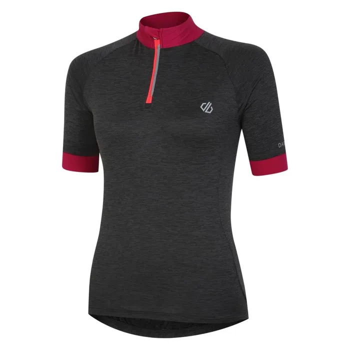 Dare 2b Pedal Through It II Jersey Black Marl Women Cycling Jerseys