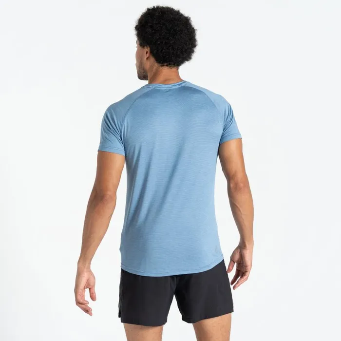 Dare 2b Persist TShirt Coronet Blue Marl Men Gym Tops