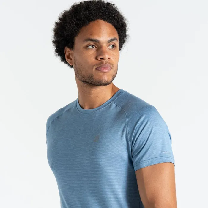Dare 2b Persist TShirt Coronet Blue Marl Men Gym Tops