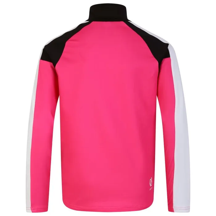 Dare 2b Pow Core Stretch Midlayer Pure Pink Black Kids Fleece