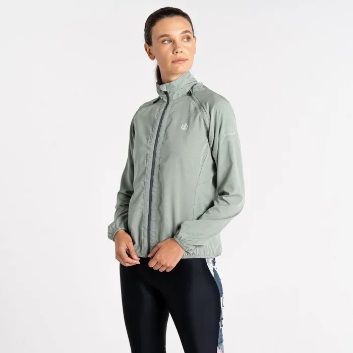 Dare 2b Rebound Lightweight Windshell Lilypad Green Women Lightweight Jackets