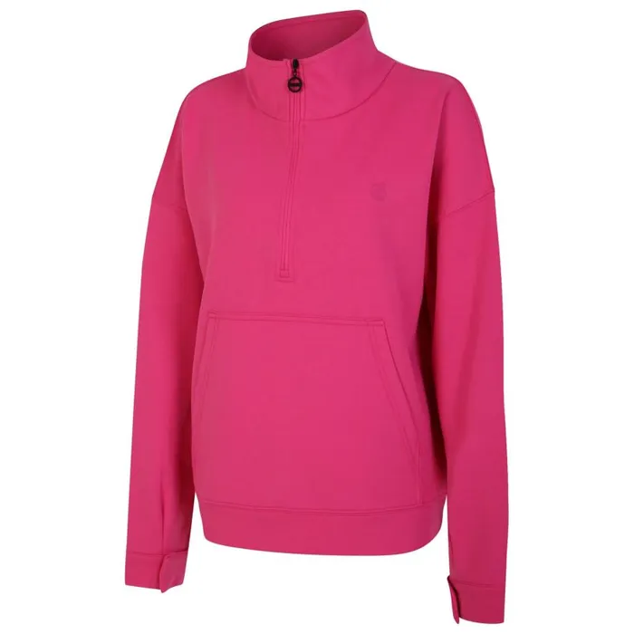 Dare 2b Recoup II Half Zip Sweatshirt Pure Pink Women Hoodies and Sweatshirts