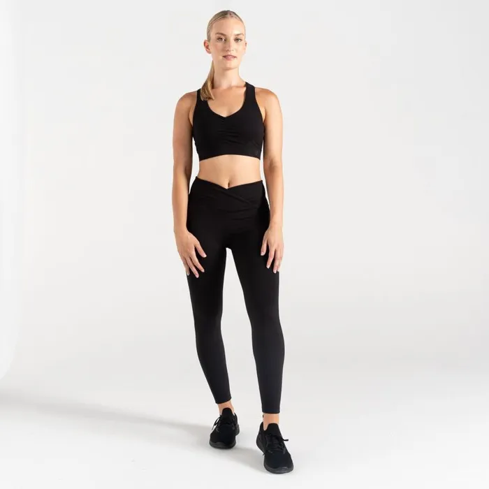 Dare 2b Revived Sports Bra Black Women Gym Tops