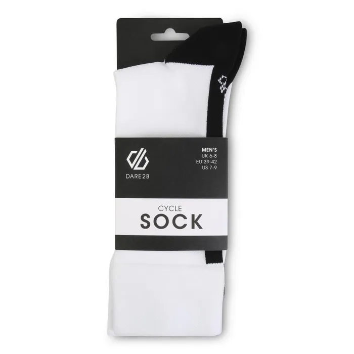 Dare 2b Slogan Cycle Socks Black White Men Socks