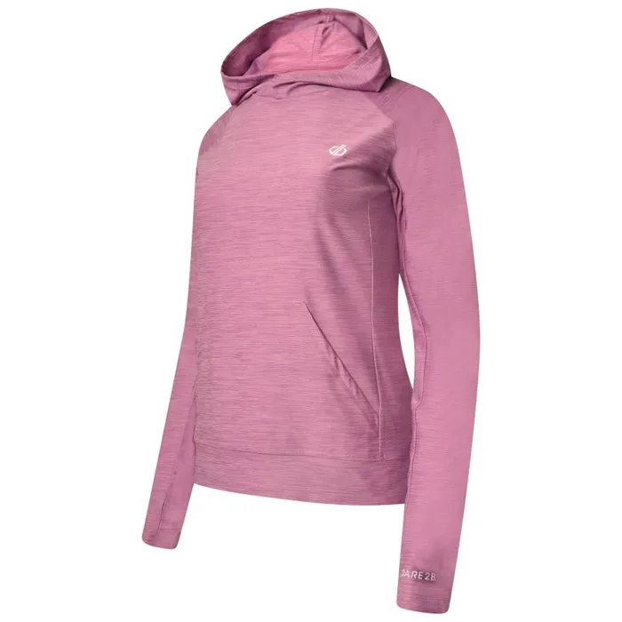 Dare 2b Sprint City Lightweight Hoodie Dusty Lavender Marl Women Gym Tops
