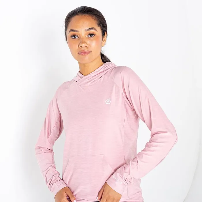 Dare 2b Sprint City Lightweight Hoodie Powder Pink Women Hoodies and Sweatshirts