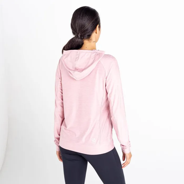 Dare 2b Sprint City Lightweight Hoodie Powder Pink Women Hoodies and Sweatshirts
