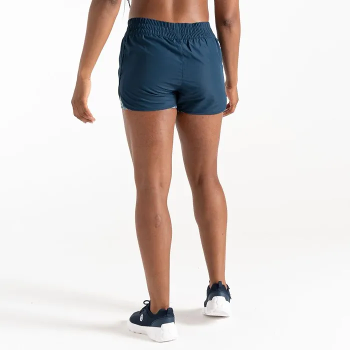 Dare 2b Sprint Up 2in1 Shorts Moonlight Denim Animal Print Women Shorts