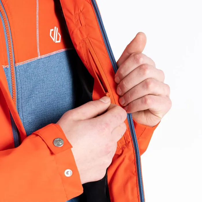Dare 2b Stay Ready Recycled Waterproof Jacket Burnt Salmon Men Waterproof Jackets