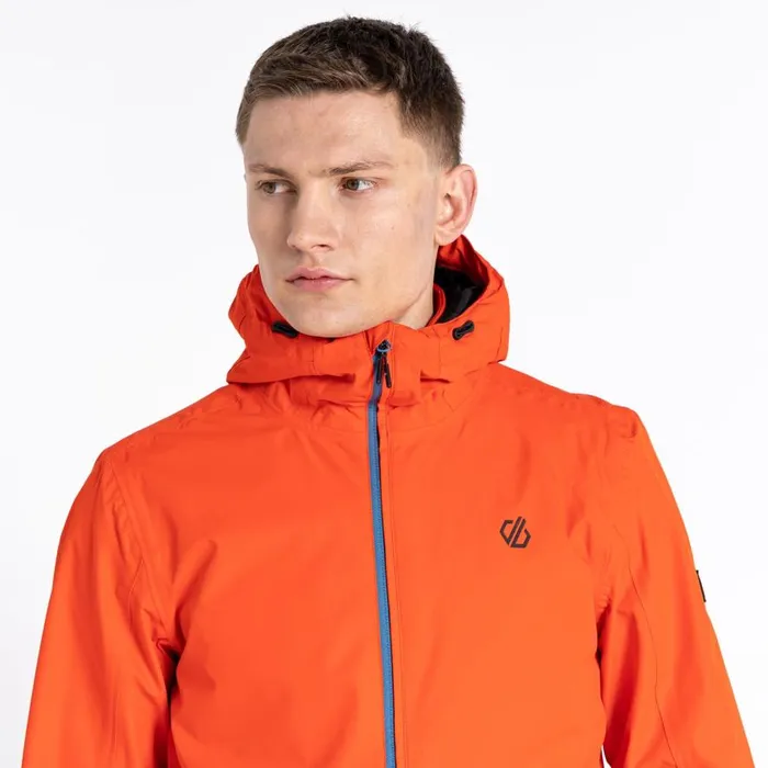 Dare 2b Stay Ready Recycled Waterproof Jacket Burnt Salmon Men Waterproof Jackets