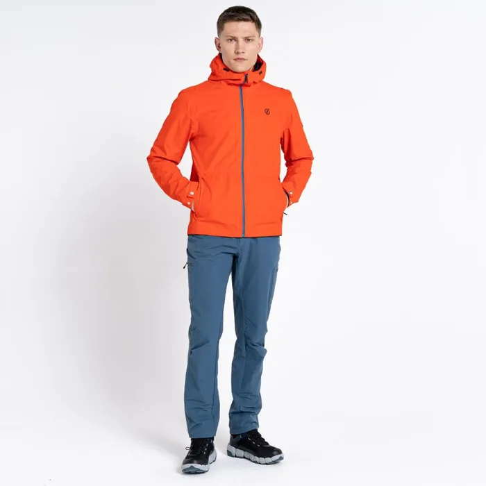 Dare 2b Stay Ready Recycled Waterproof Jacket Burnt Salmon Men Waterproof Jackets