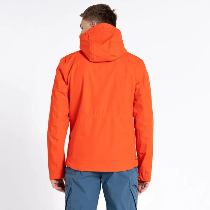 Dare 2b Stay Ready Recycled Waterproof Jacket Burnt Salmon Men Waterproof Jackets