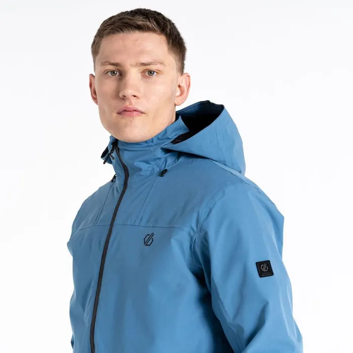 Dare 2b Switch Out Recycled Waterproof Jacket Stellar Blue Men Waterproof Jackets
