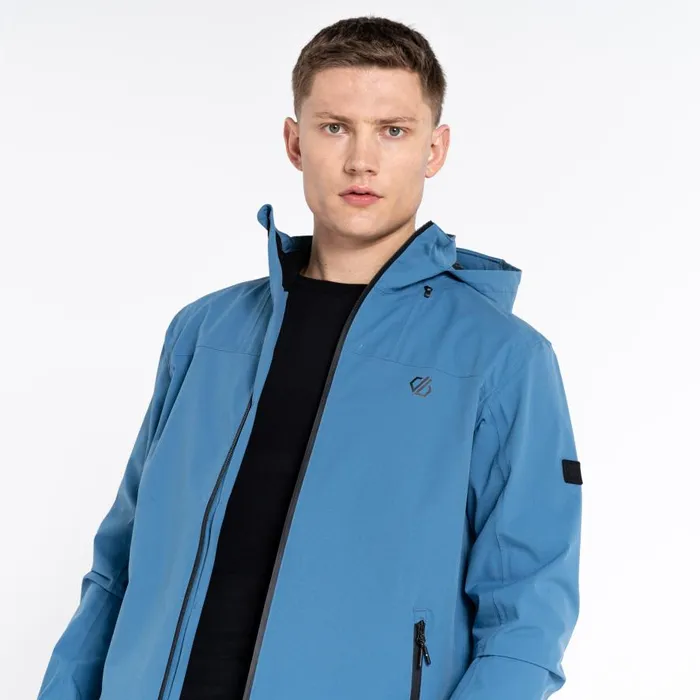 Dare 2b Switch Out Recycled Waterproof Jacket Stellar Blue Men Waterproof Jackets