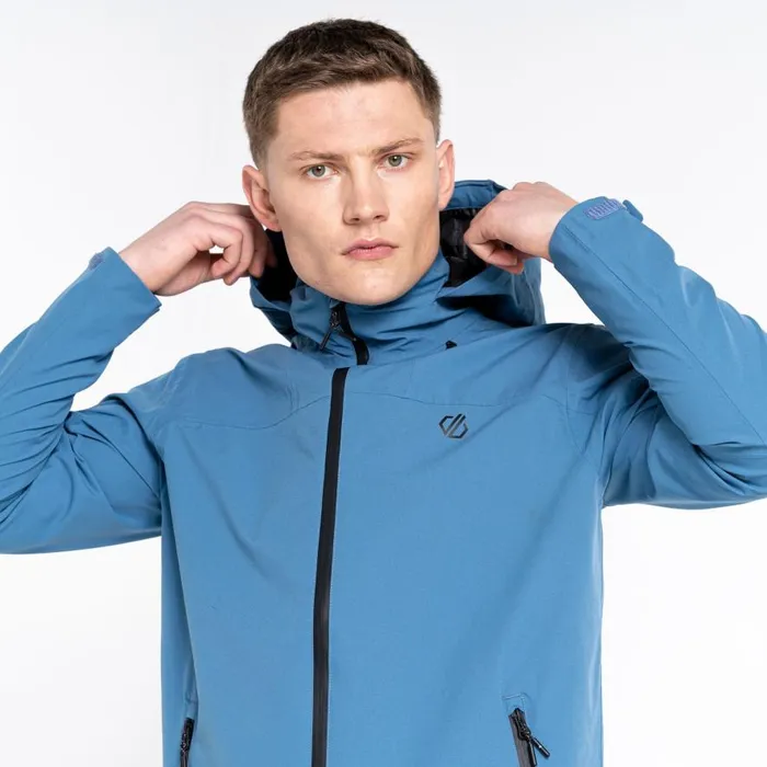 Dare 2b Switch Out Recycled Waterproof Jacket Stellar Blue Men Waterproof Jackets
