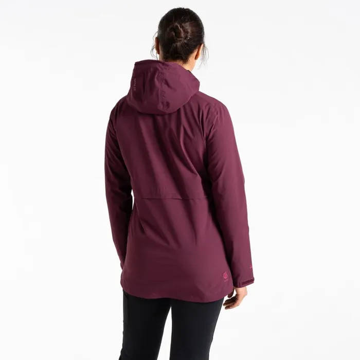 Dare 2b Switch Up II Waterproof Jacket Fig Purple Women Waterproof Jackets