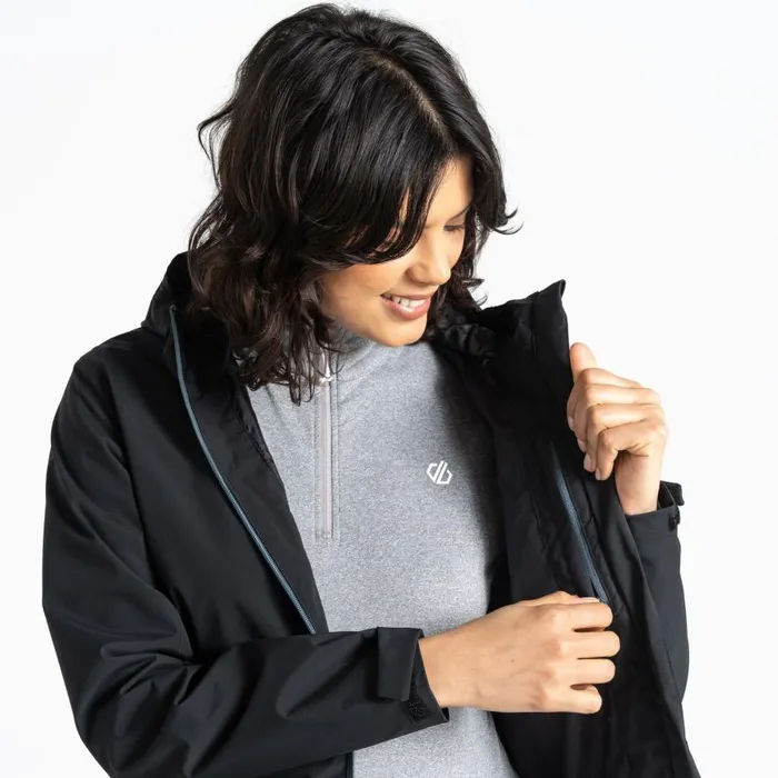 Dare 2b Switch Up Recycled Waterproof Jacket Black Women Waterproof Jackets